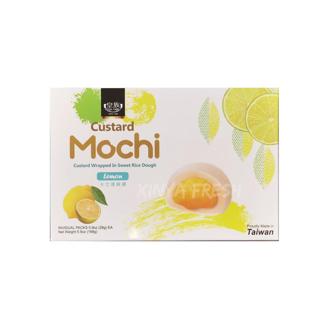 Custard Mochi Box Lemon 168g - Candy Mail UK