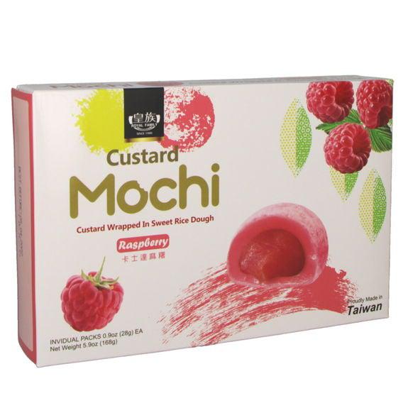 Custard Mochi Box Raspberry 168g - Candy Mail UK