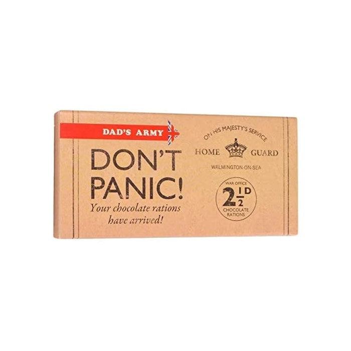 Dad's Army Don't Panic Chocolate Rations Bar 80g Best Before 31st dec 2022 - Candy Mail UK