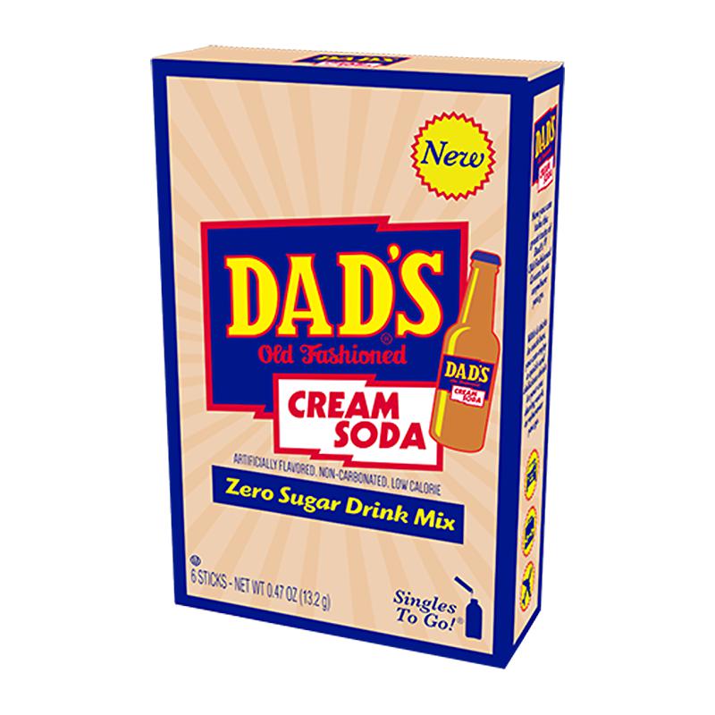 Dad's Singles To Go Cream Soda 6 Pack 13.2g - Candy Mail UK