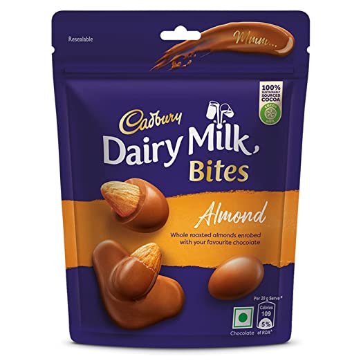 Dairy Milk Bites Almond (India) 40g - Candy Mail UK