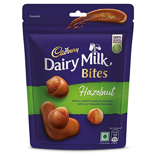 Dairy Milk Bites Hazelnut (India) 40g - Candy Mail UK