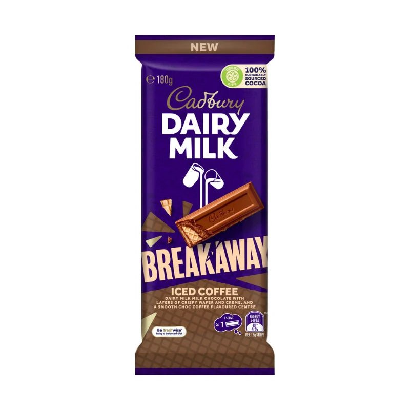 Dairy Milk Breakaway Iced Coffee 180g - Candy Mail UK
