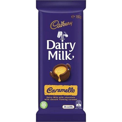 Dairy Milk Caramello (Australian) 180g Best Before 28th sept 2022 - Candy Mail UK