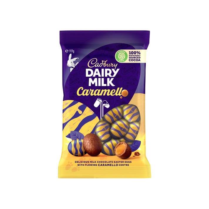 Dairy Milk Caramello Chocolate Easter Eggs (Australian Import) 117g - Candy Mail UK