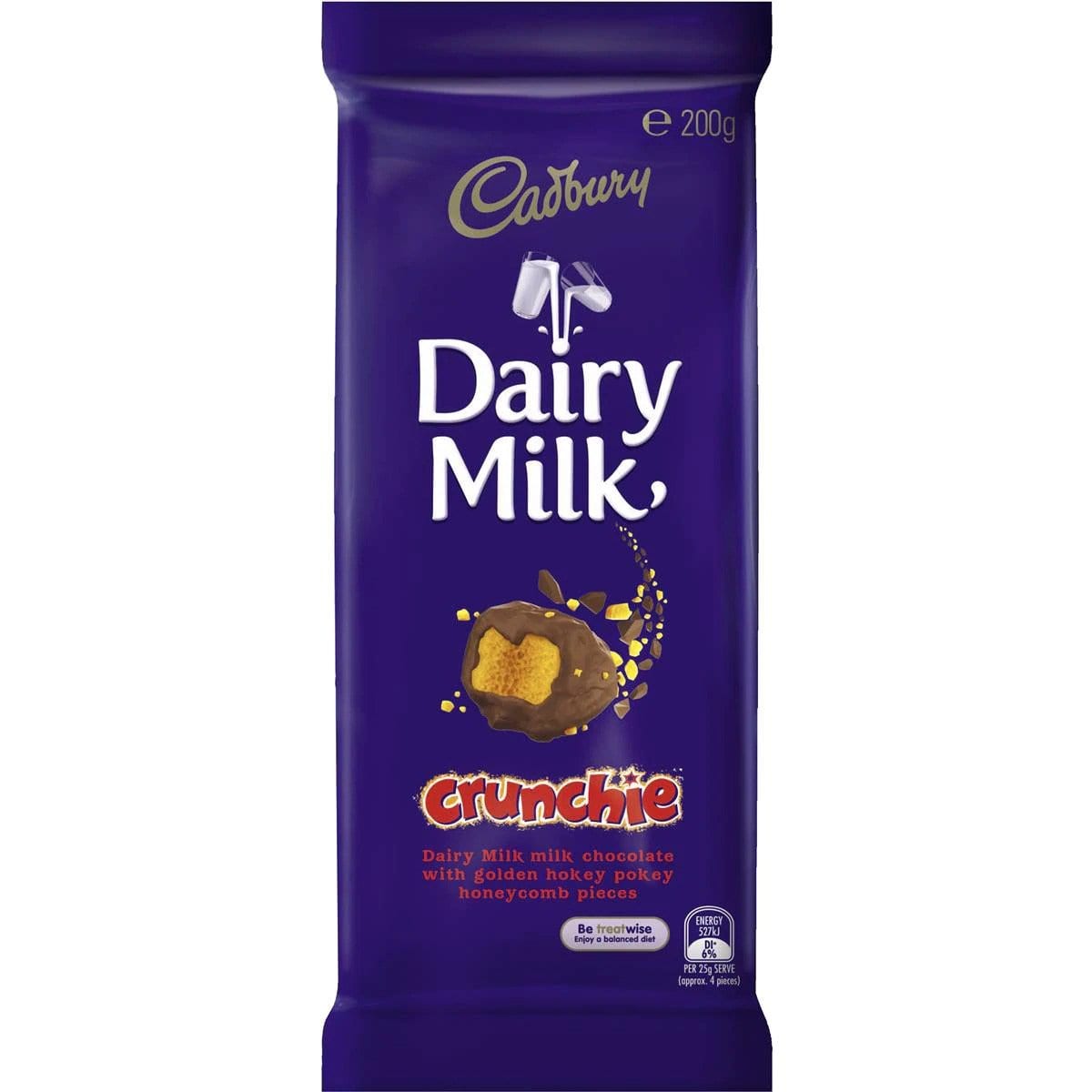 Dairy Milk Crunchie (Australian) 180g - Candy Mail UK