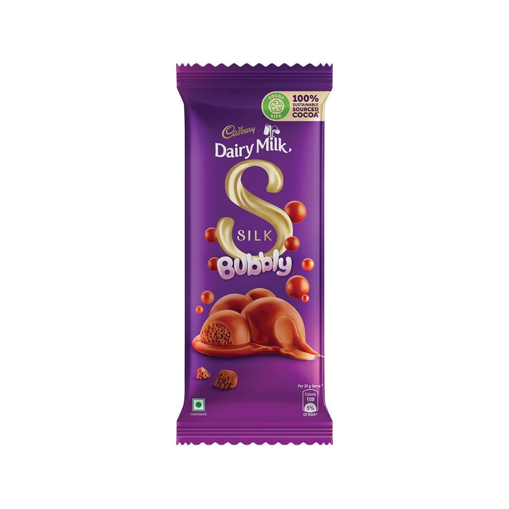 Dairy Milk Silk Bubbly Chocolate (India) 50g - Candy Mail UK
