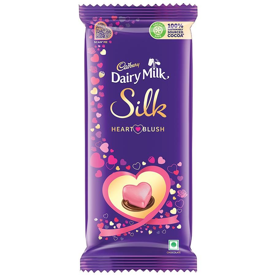 Dairy Milk Silk Heart Blush (India) 150g - Candy Mail UK