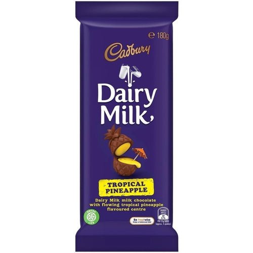 Dairy Milk Tropical Pineapple (Australian) 180g - Candy Mail UK
