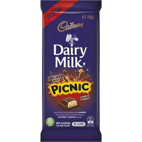 Dairy Milk with Picnic (Australian) 170g Past Best Before - Candy Mail UK