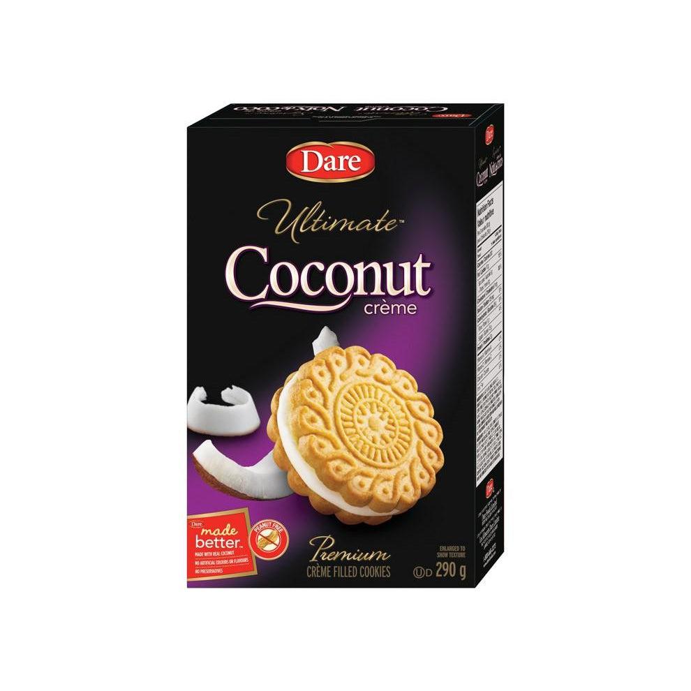 Dare Ultimate Coconut Cream Premium Cookies 300g Best Before October 2022 - Candy Mail UK