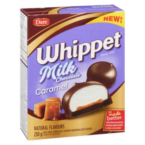Dare Whippet Marshmallow Cookies Milk Chocolate Caramel 285g - Candy Mail UK