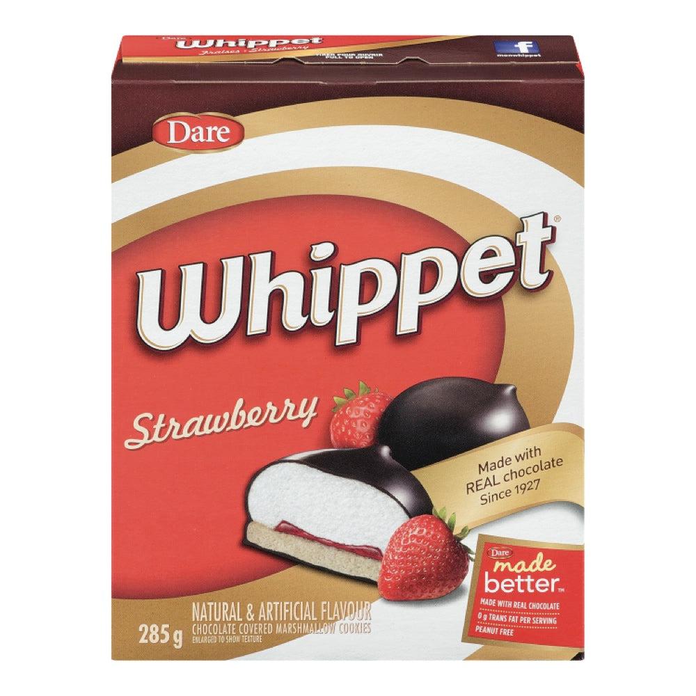 Dare Whippet Marshmallow Cookies Strawberry 285g Candy Mail UK