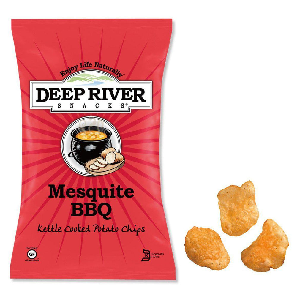 Deep River Mesquite BBQ Kettle Chips 56g Best Before 21st November 2022 - Candy Mail UK