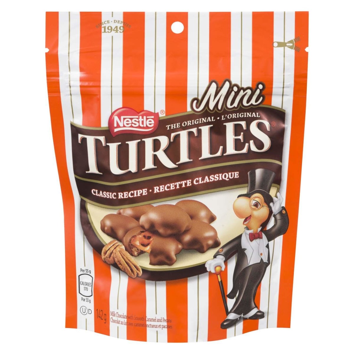 Demets Turtles Mini Peg Bag (Canada) 142g - Candy Mail UK