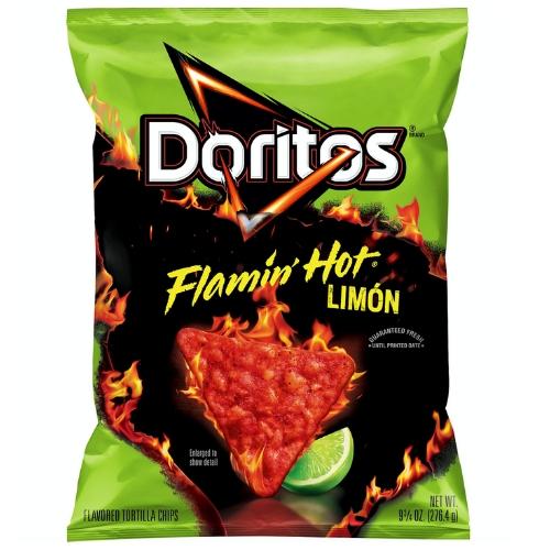 Doritos Flamin' Hot Limon 28.3g best before 29th june - Candy Mail UK