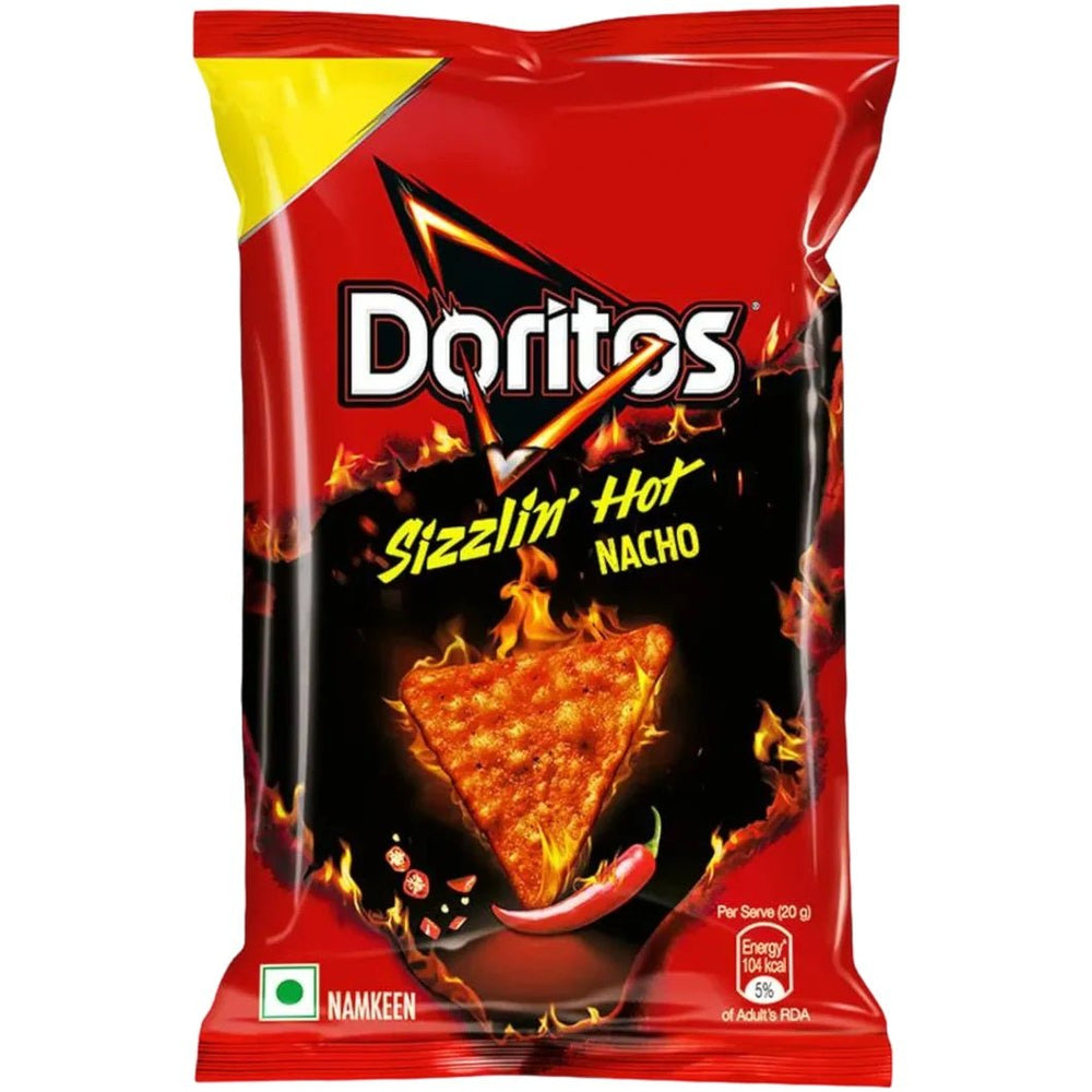 Doritos Sizzlin' Hot Nacho (India) 44g - Candy Mail UK