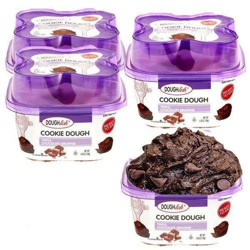 Doughlish Triple Chocolate Brownie Cookie Dough 128g Best Before 21st Oct 2022 - Candy Mail UK