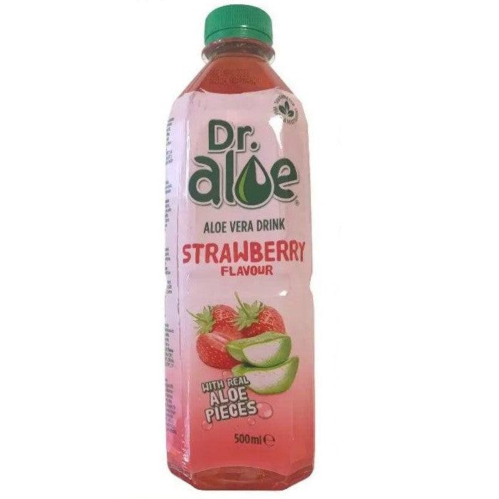 Dr. Aloe Strawberry Drink 500ml - Candy Mail UK