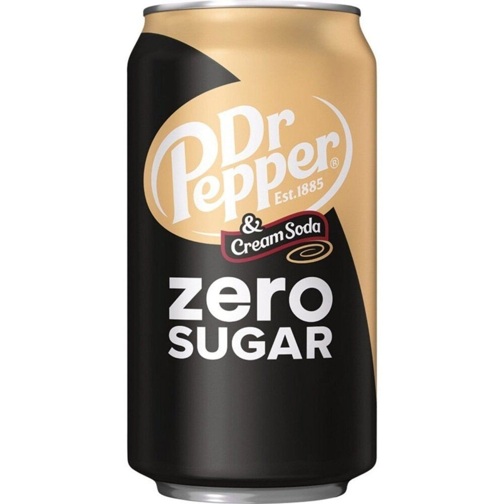 Dr Pepper Zero Cream Soda 355ml - Candy Mail UK