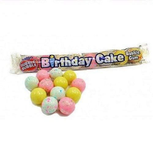 Dubble Bubble Birthday Cake Gum 62g - Candy Mail UK