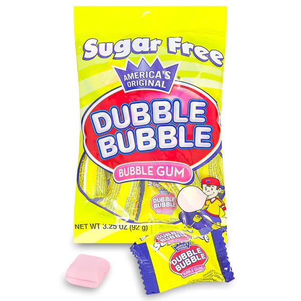 Dubble Bubble Bubble Gum Peg Bag 92g - Candy Mail UK