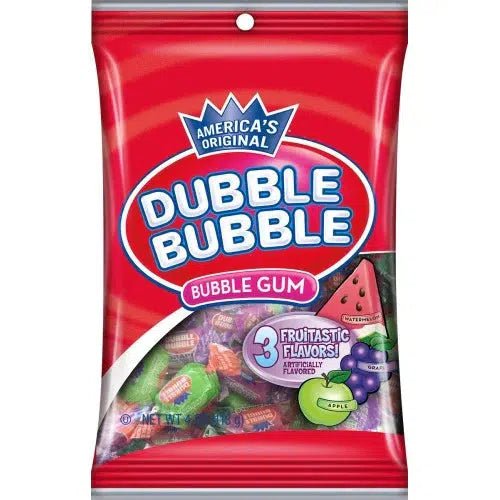 Dubble Bubble Fruitastic Peg Bag 113g - Candy Mail UK