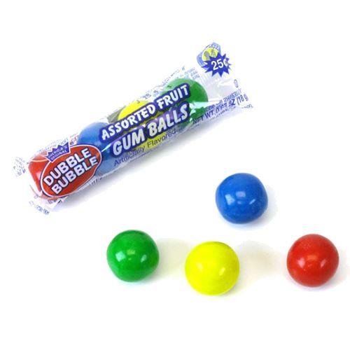 Dubble Bubble Gumballs 4 Ball Tube - Candy Mail UK