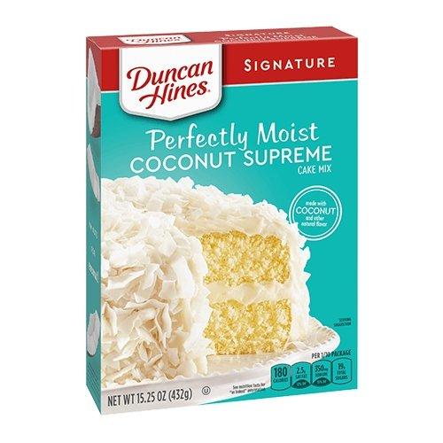 Duncan Hines Coconut Supreme Cake Mix 432g - Candy Mail UK