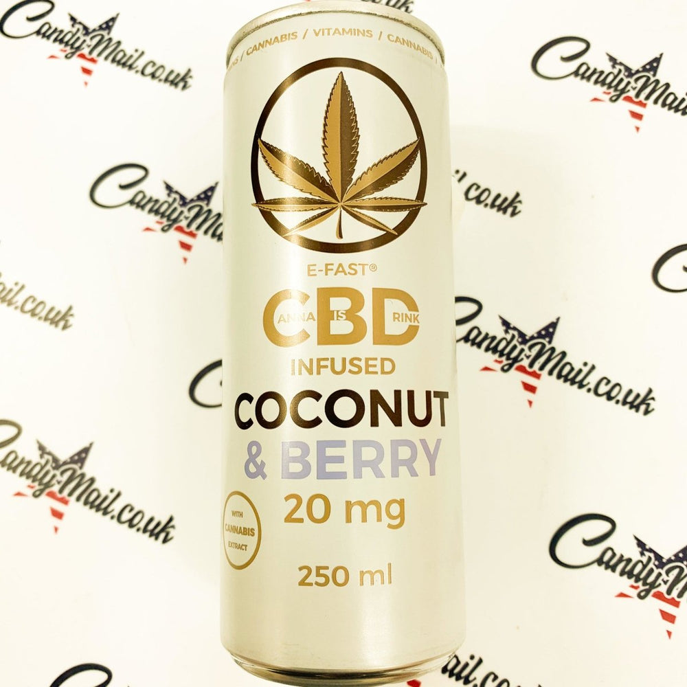 E-Fast CBD Coconut and Berry 250ml - Candy Mail UK