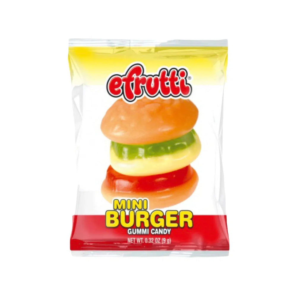 Efrutti Mini Burger 9g - Candy Mail UK