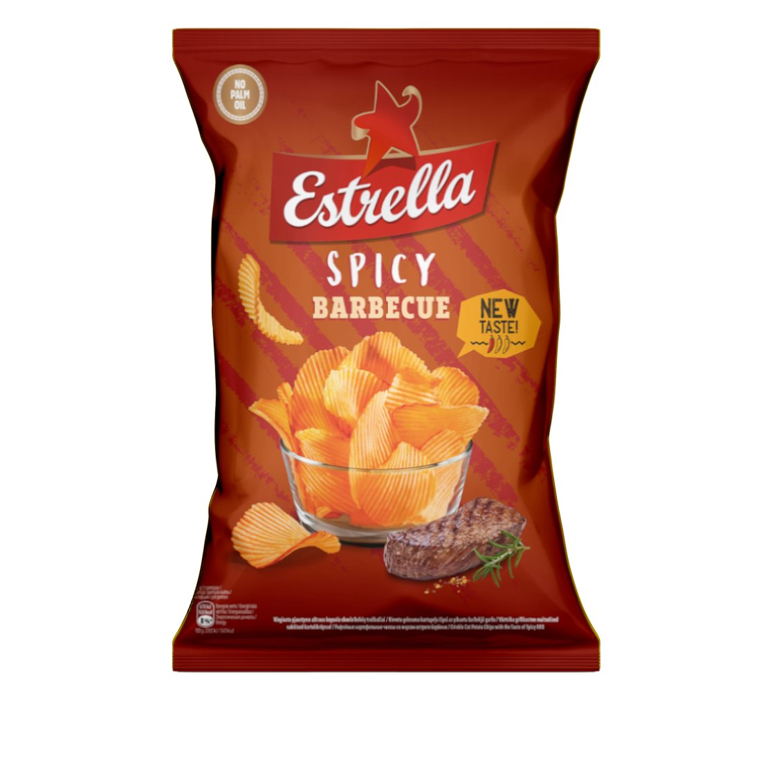 Estrella Spicy Barbeque Crisps (EU) 110g - Candy Mail UK