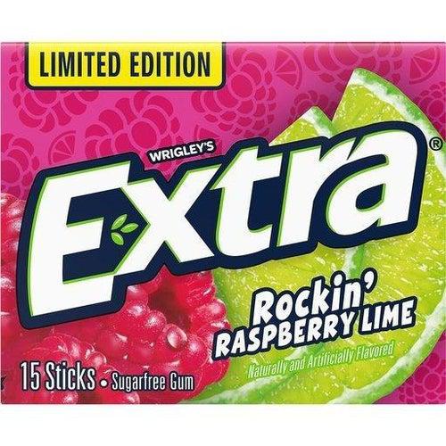 Extra Raspberry Lime Gum 27g - Candy Mail UK