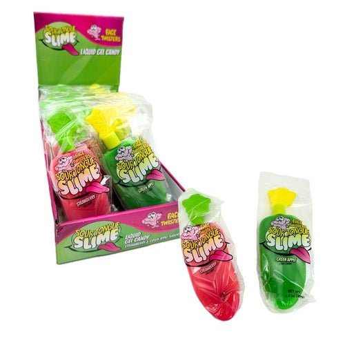 Face Twisters Sour Tongue Slime 40g - Candy Mail UK