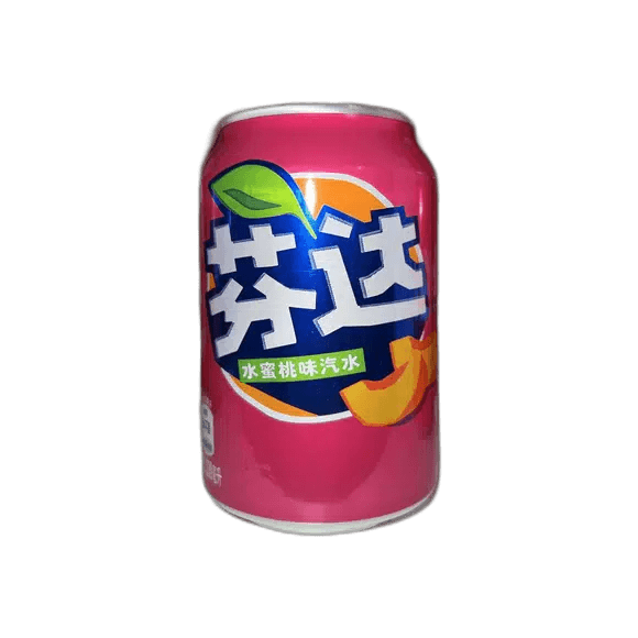 Fanta Peach Slim Can (China) 330ml - Candy Mail UK