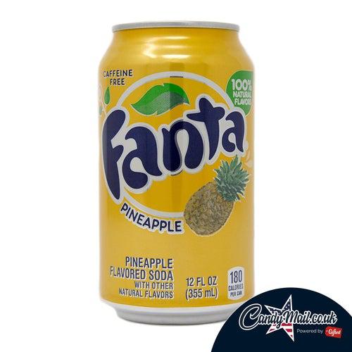 Fanta Pineapple 355ml (Dented Can) (Do Not Use) - Candy Mail UK