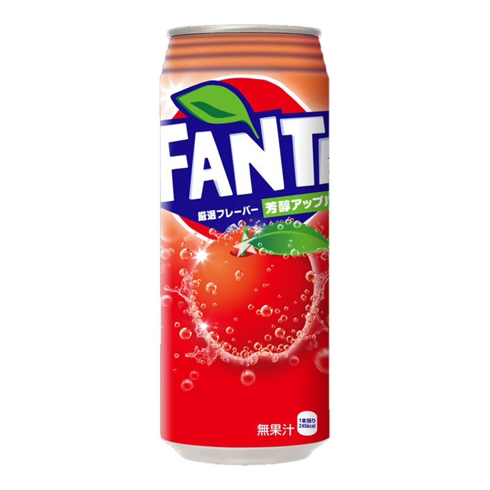Fanta Rich Apple (Japan) 500ml (Damaged can) - Candy Mail UK