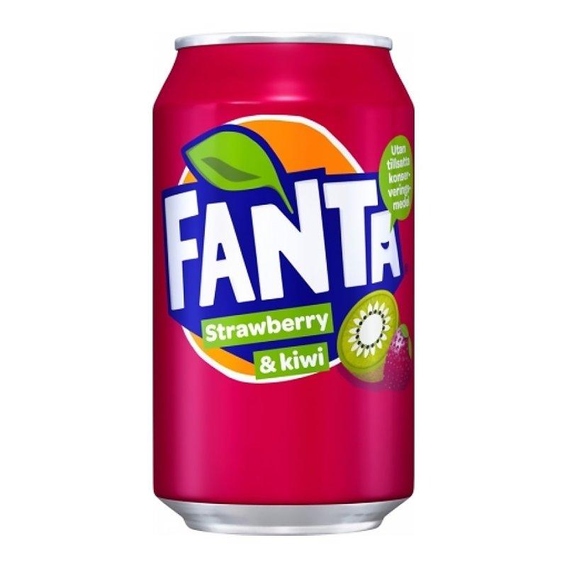 Fanta Strawberry and Kiwi 330ml (Damaged) - Candy Mail UK