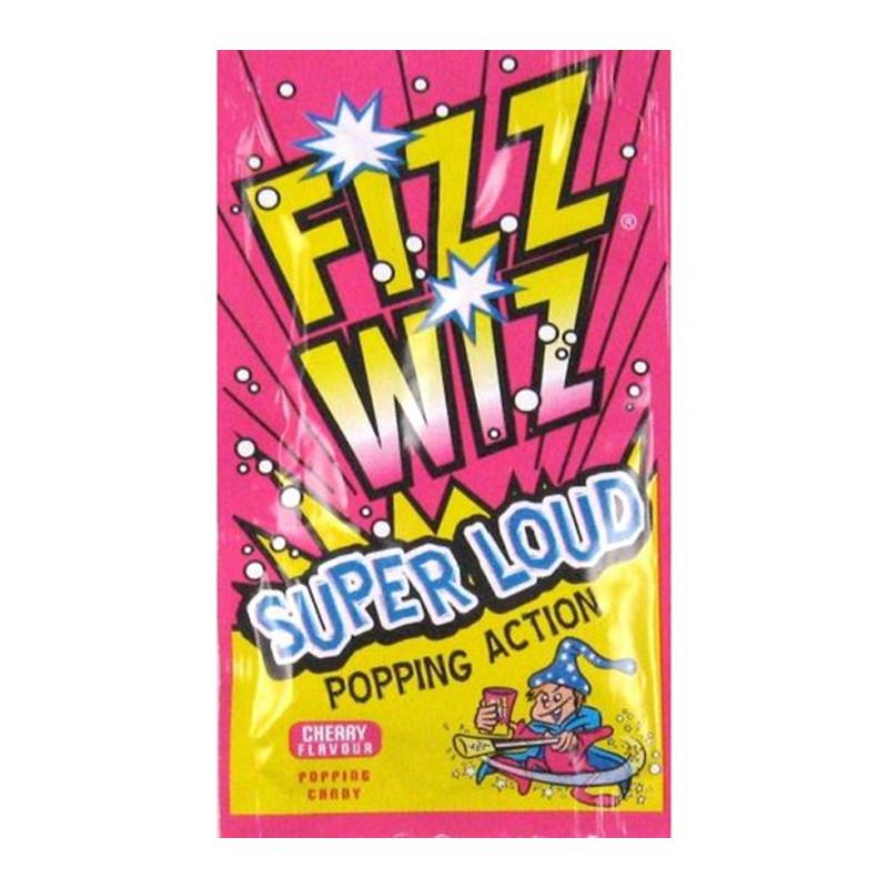 Fizz Wizz Cherry Popping Candy 4.9g - Candy Mail UK