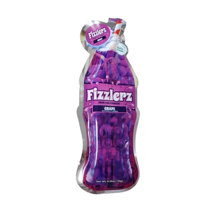 Fizzlers Sour Fizz Powder Grape 10g - Candy Mail UK