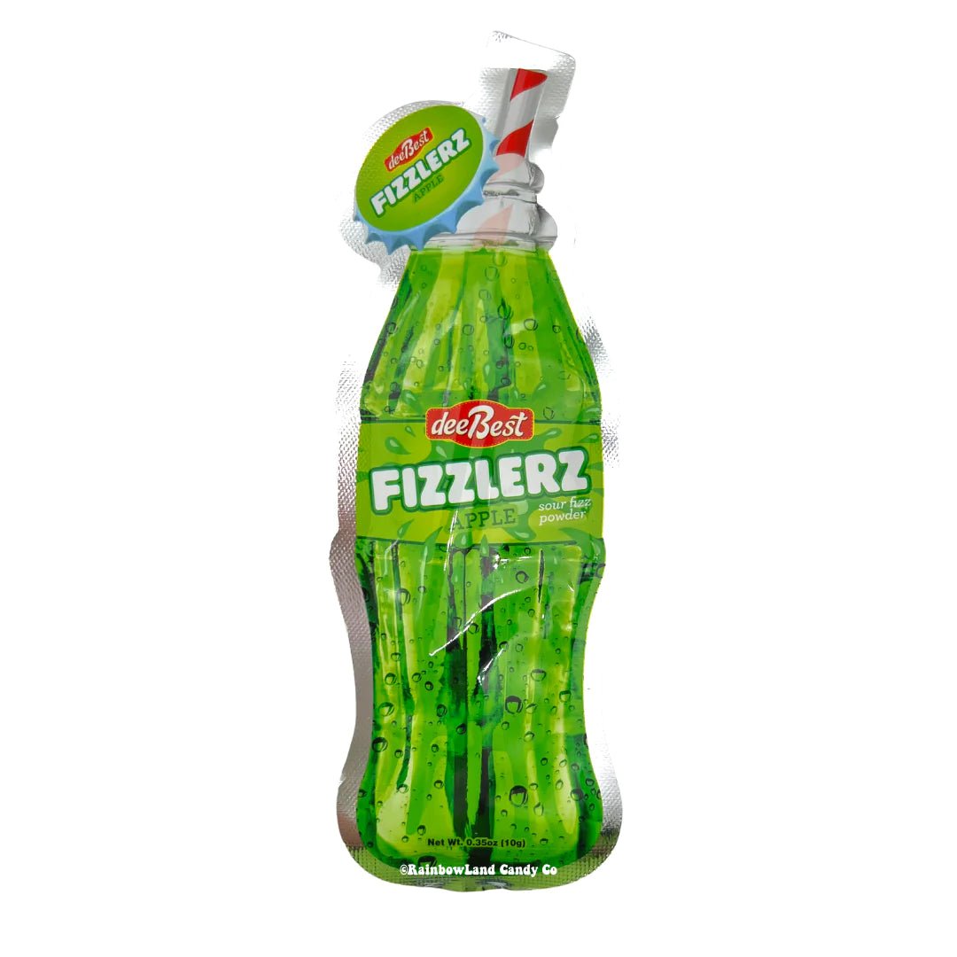 Fizzlers Sour Fizz Powder Green Apple 10g - Candy Mail UK