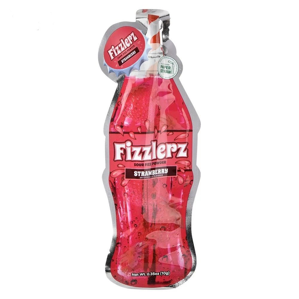 Fizzlers Sour Fizz Powder Strawberry 10g - Candy Mail UK