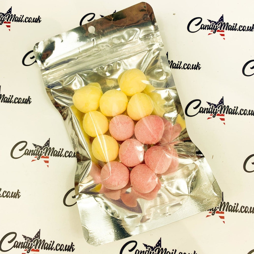 Freeze Dried Rhubarb and Custard Bon Bons - Candy Mail UK