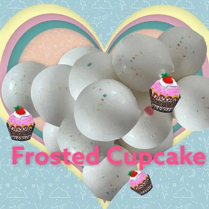 Freeze Dried Salt Water Taffy Frosted Cupcake - Candy Mail UK