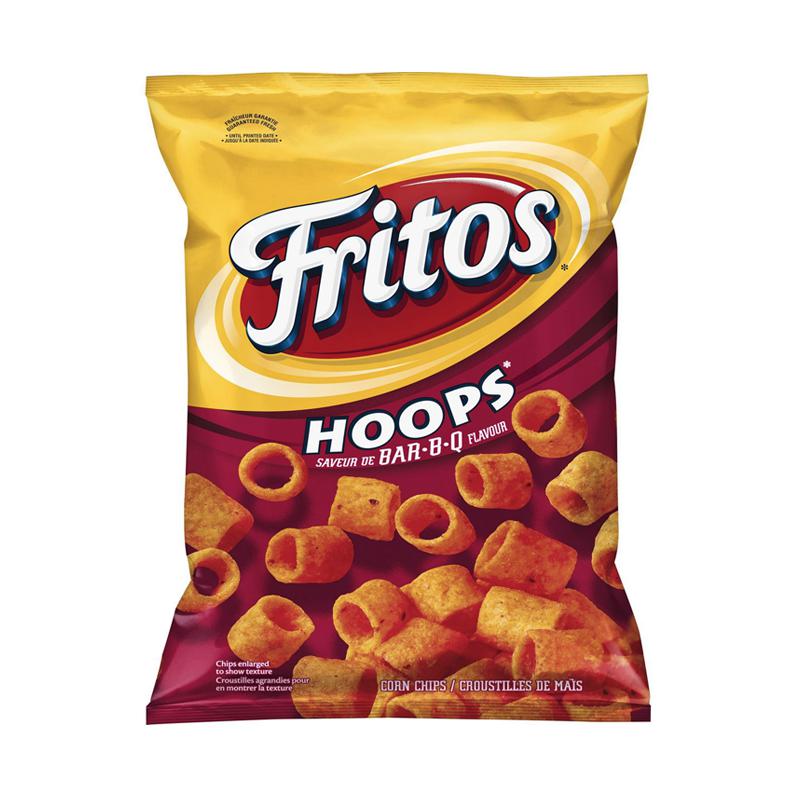 Frito Hoops BBQ (Canada) 57g Best Before 21 Sept 2021 - Candy Mail UK