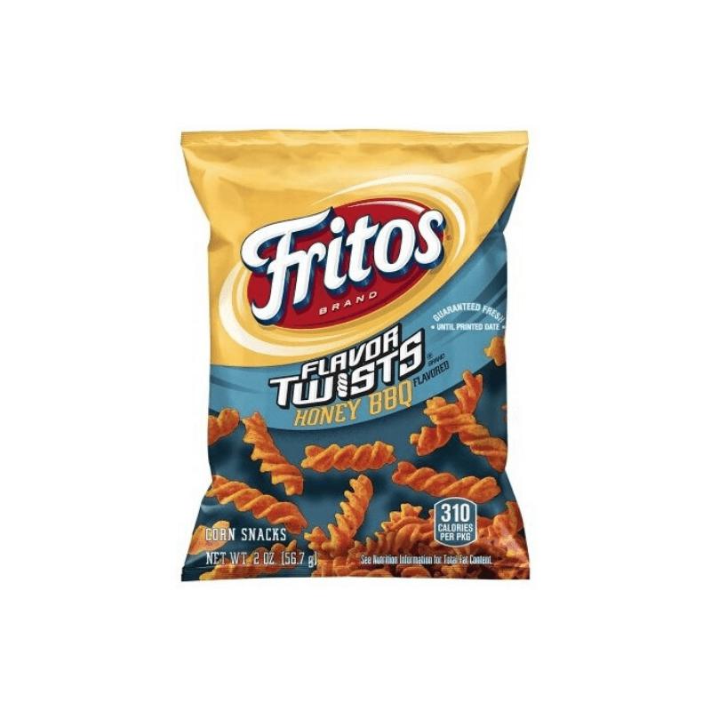 Frito Lay's Honey BBQ Twists Corn Chips 56g (Best Before Oct 5th) - Candy Mail UK