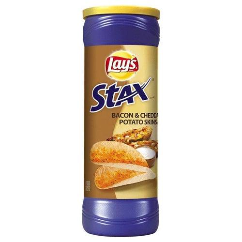 Frito Lays Stax Bacon and Cheddar Potato Skins 155g - Candy Mail UK