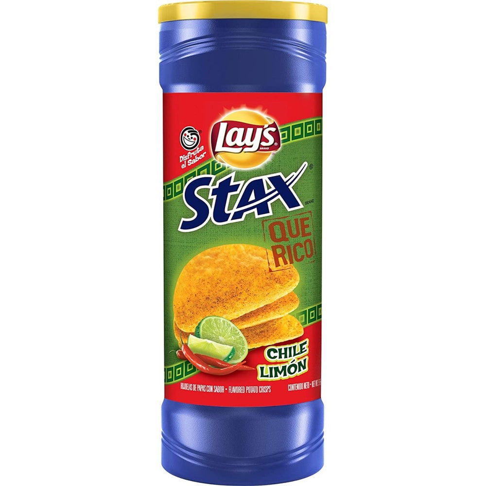 Frito Lays Stax Que Rico Chile Limon 155g - Candy Mail UK