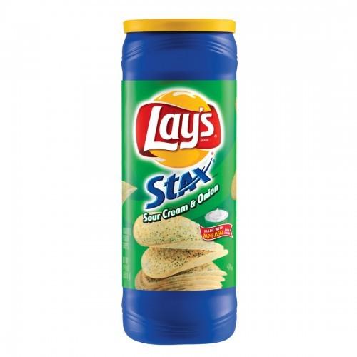 Frito Lays Stax Sour Cream and Onion 155g - Candy Mail UK