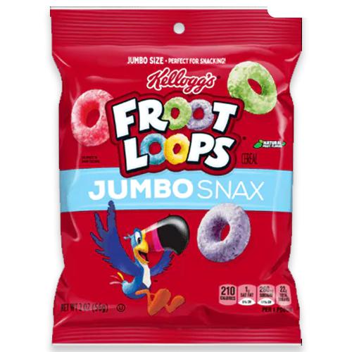 Froot Loops Jumbo Snax 13g - Candy Mail UK